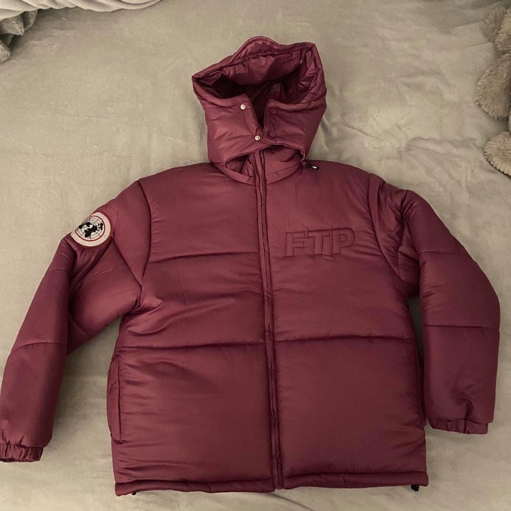 FTP Pink Puffer Jacket